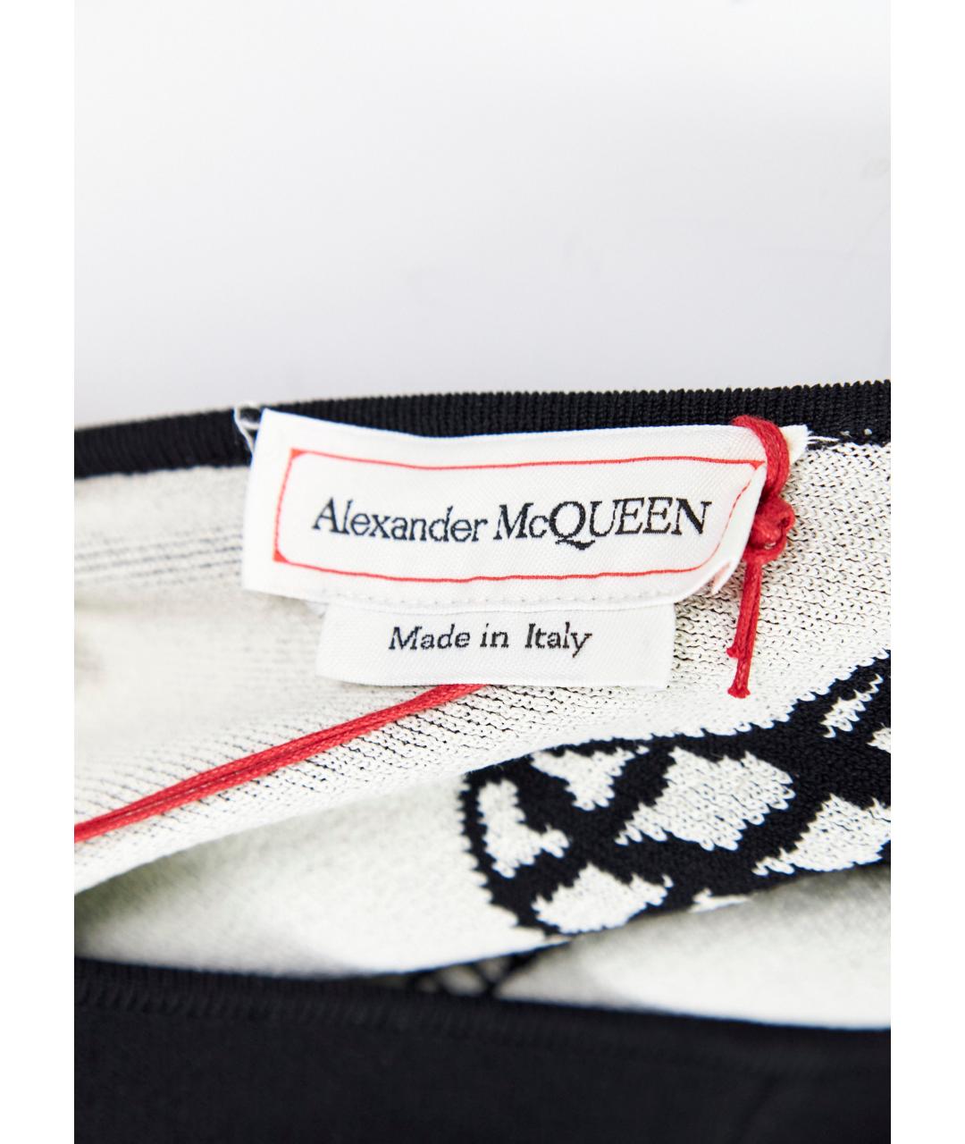 ALEXANDER MCQUEEN Черное вискозное вечернее платье, фото 3