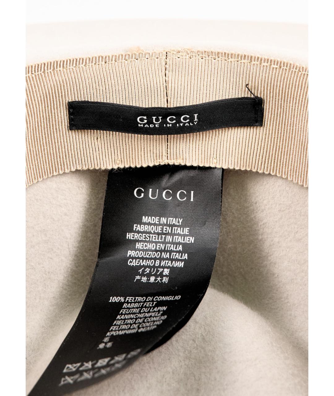 GUCCI Серая шляпа, фото 4