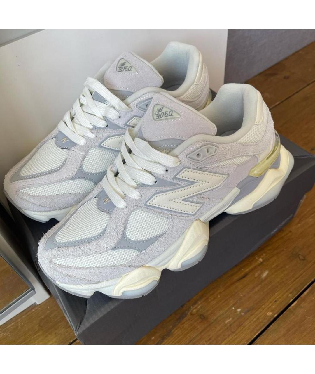 NEW BALANCE Серые замшевые кроссовки, фото 8