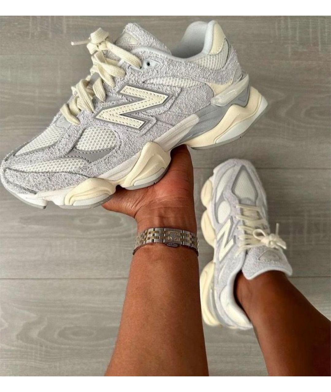 NEW BALANCE Серые замшевые кроссовки, фото 7