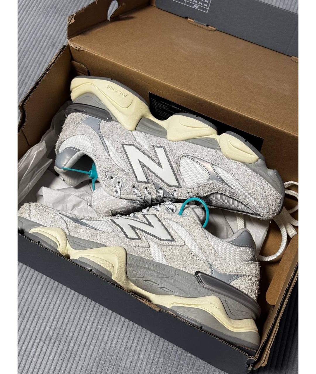 NEW BALANCE Серые замшевые кроссовки, фото 6