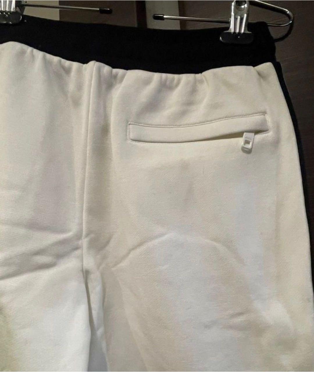 DOLCE&GABBANA Белые вискозные спортивные брюки и шорты, фото 2