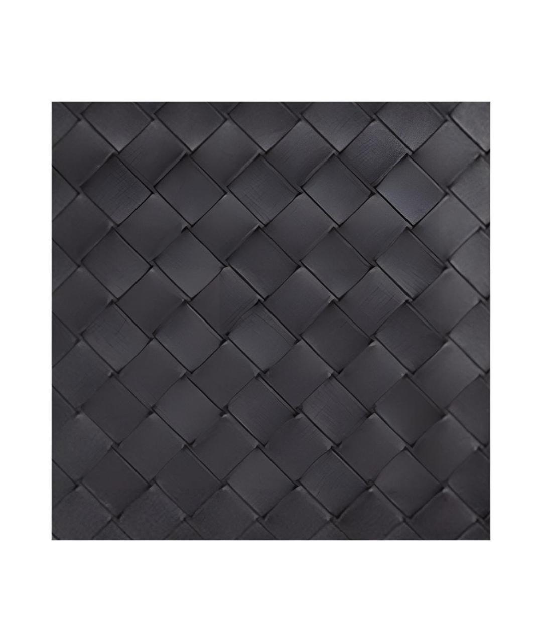 BOTTEGA VENETA Черный кожаный кошелек, фото 4