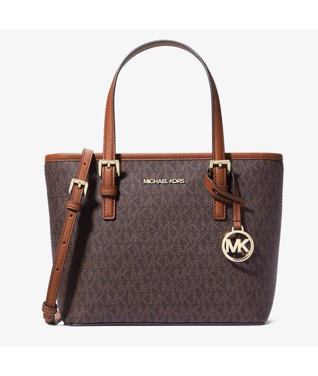 MICHAEL KORS Коричневая сумка тоут, фото 9