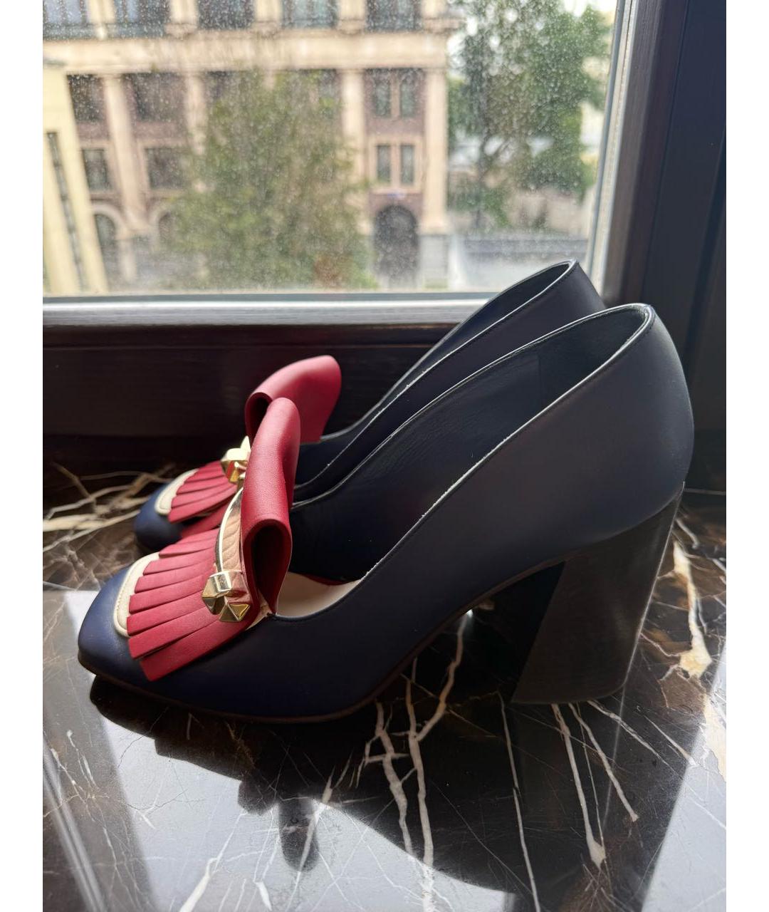 VALENTINO Мульти кожаные туфли, фото 4