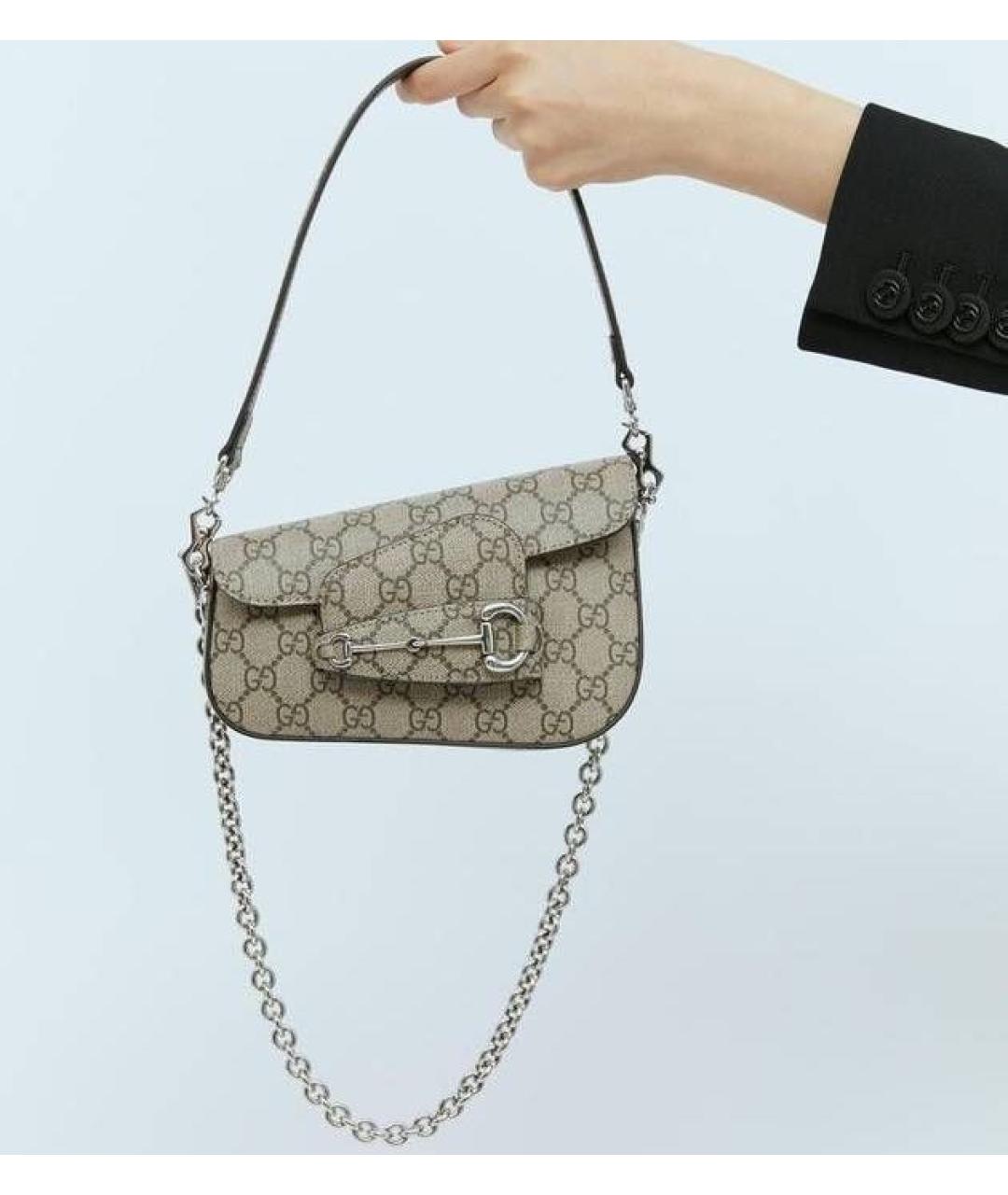 GUCCI Бежевая сумка через плечо, фото 8