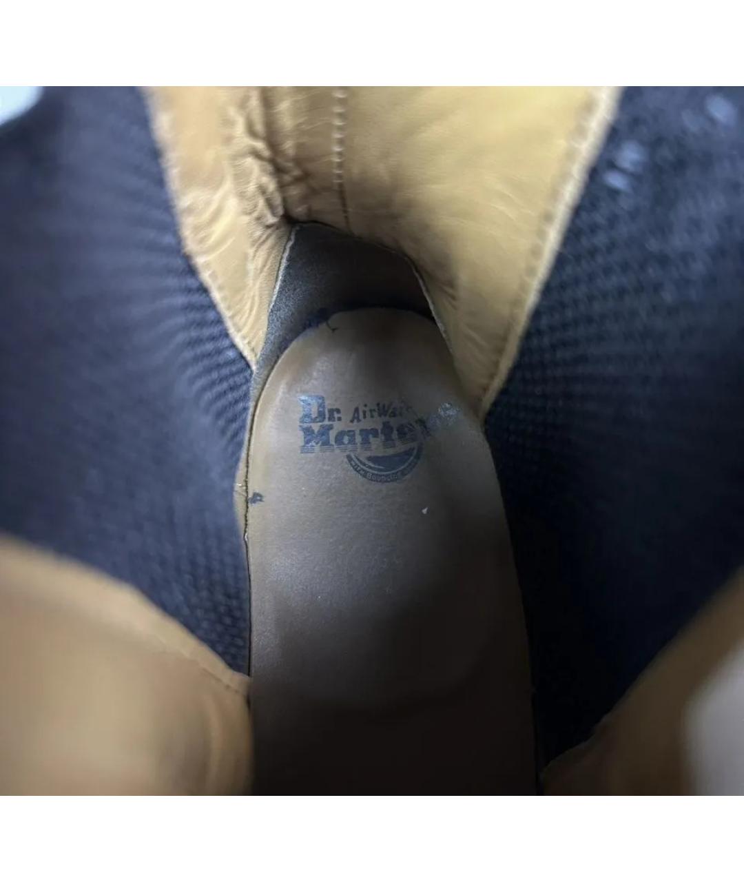 DR. MARTENS Черные высокие ботинки из лакированной кожи, фото 9