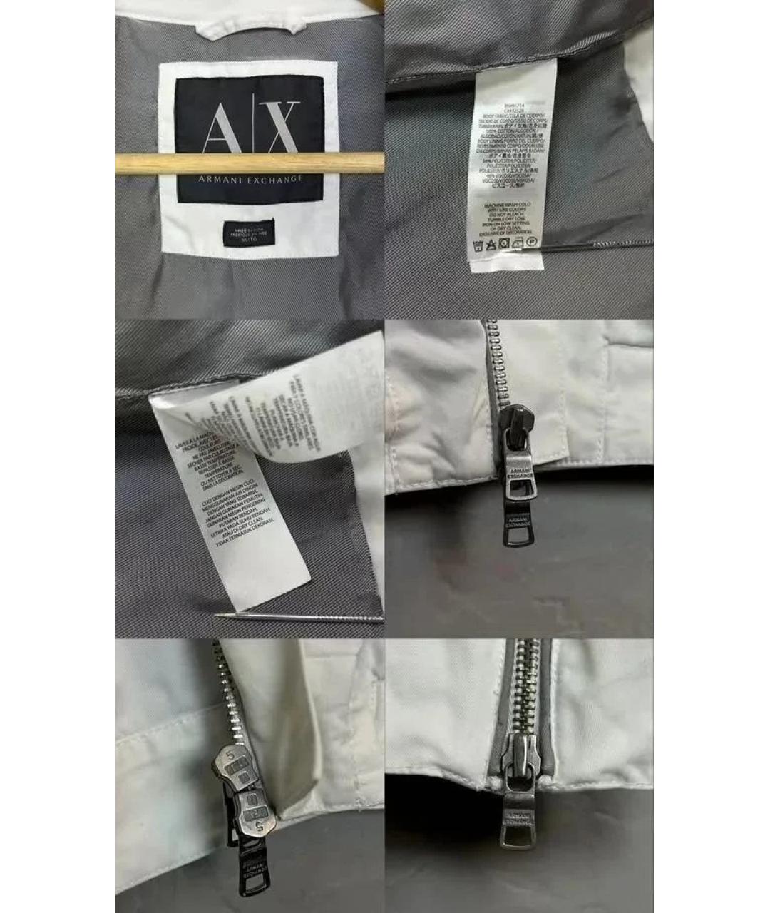 ARMANI EXCHANGE Белая хлопковая куртка, фото 6
