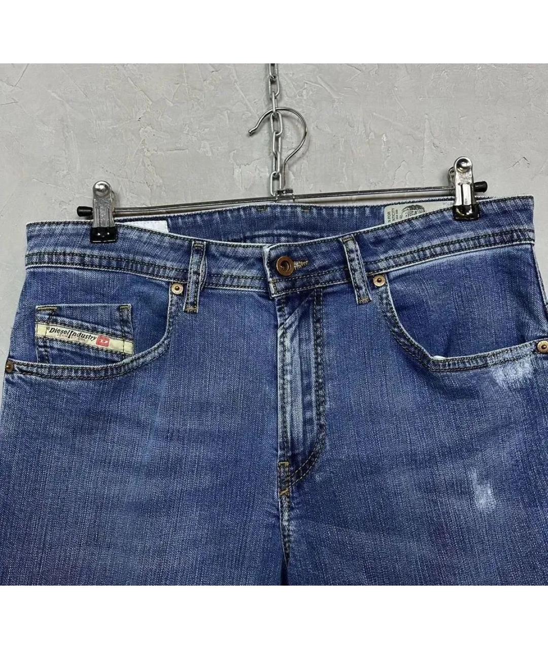 DIESEL Синие хлопко-эластановые джинсы скинни, фото 5