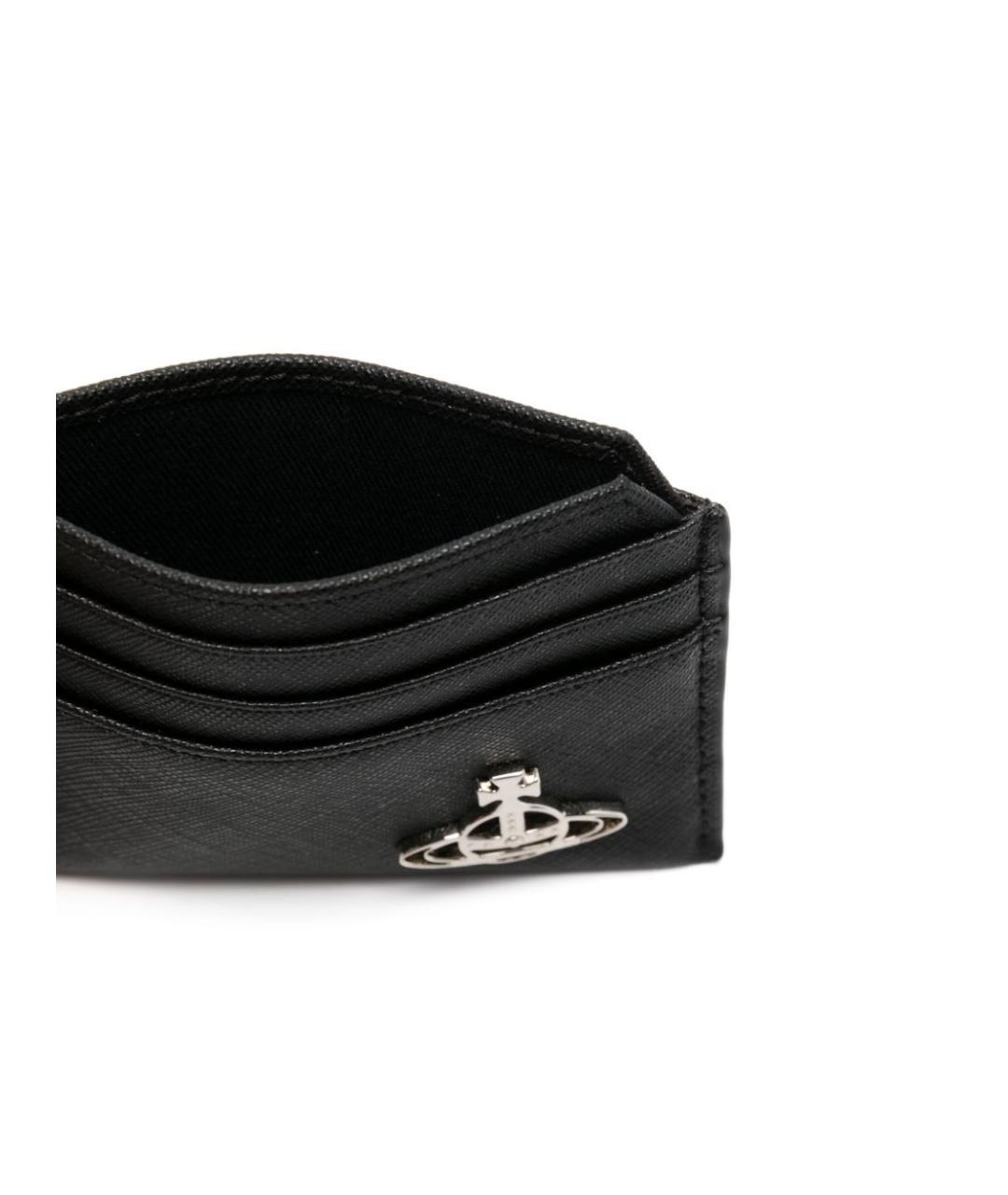 VIVIENNE WESTWOOD Черный кардхолдер из искусственной кожи, фото 2
