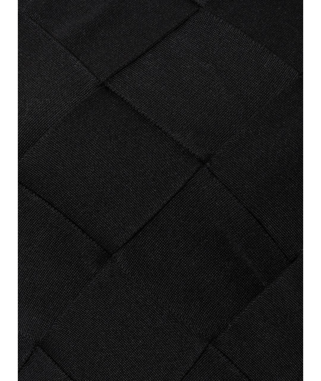 LOUIS VUITTON Черная шелковая футболка, фото 3
