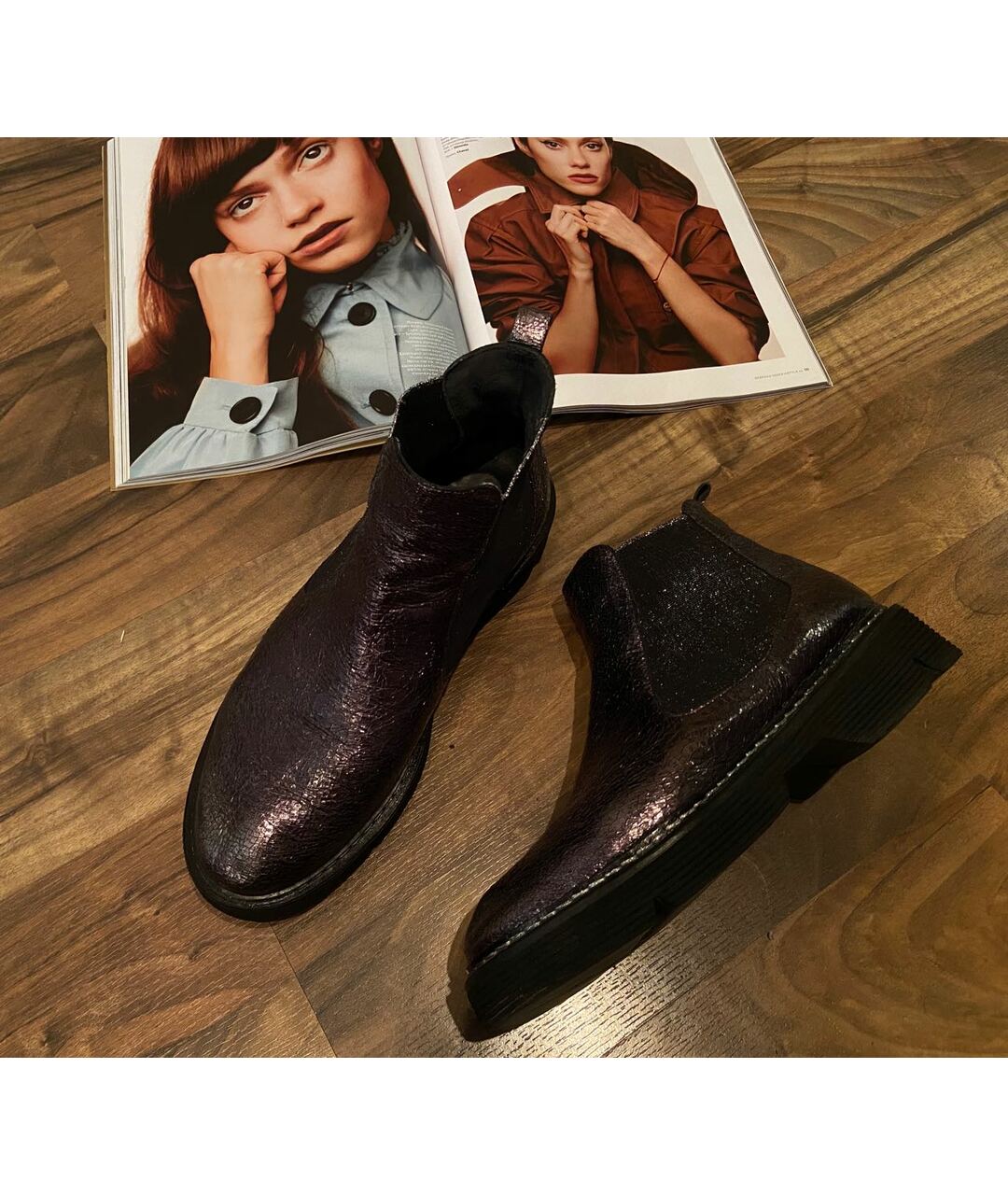 HENRY BEGUELIN Бордовые кожаные ботинки, фото 2