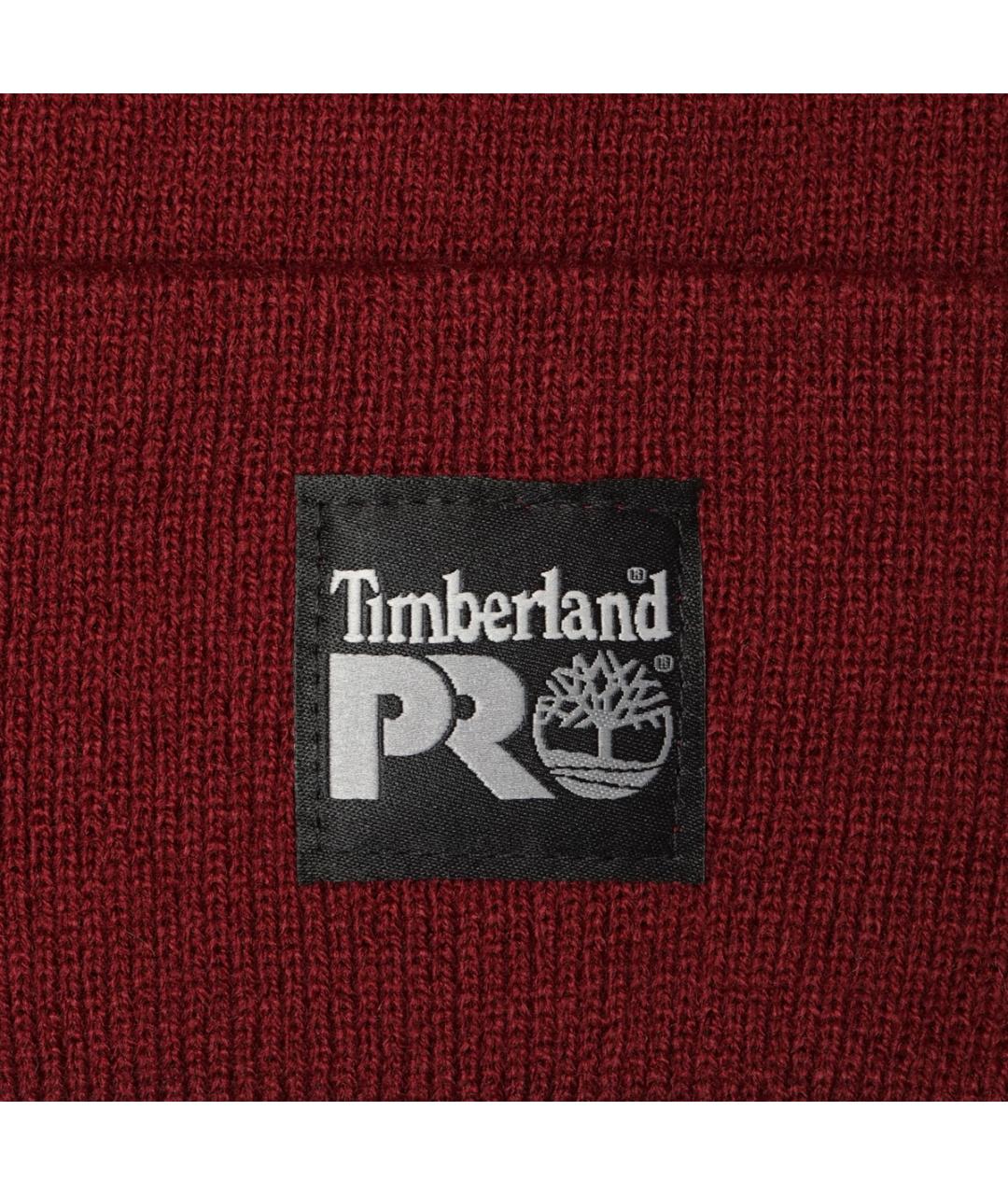 TIMBERLAND Бордовая шапка, фото 2