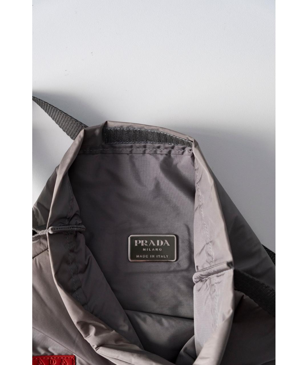 PRADA Серая поясная сумка, фото 4