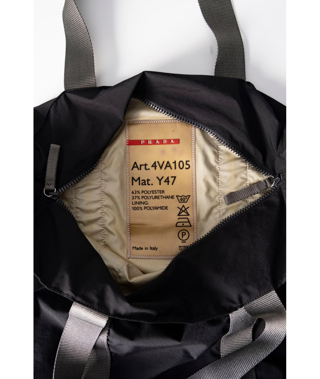 PRADA Черная сумка тоут, фото 5