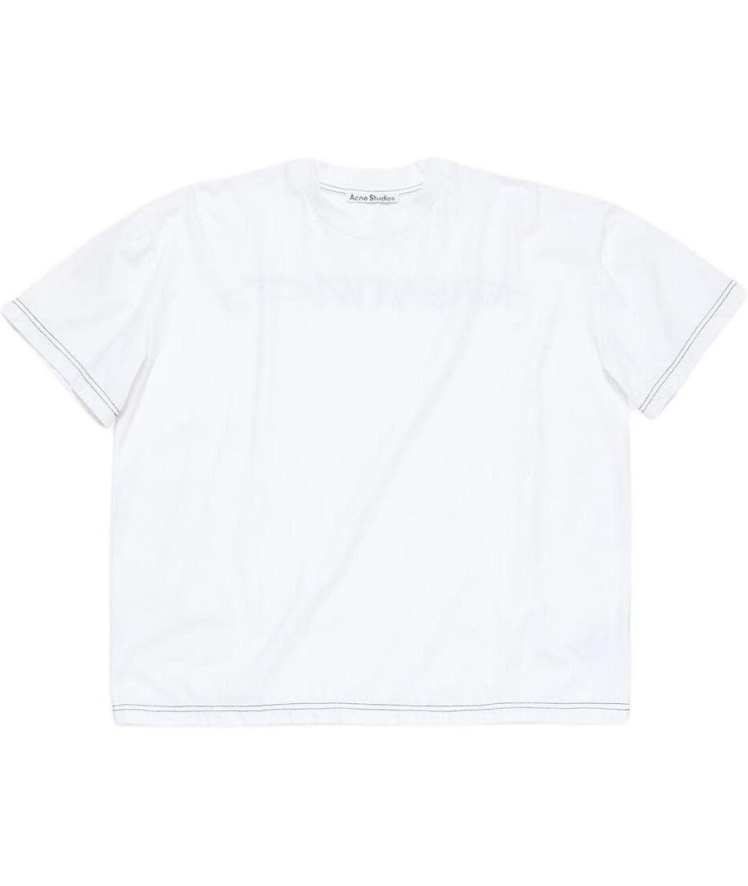 ACNE STUDIOS Бежевая хлопковая футболка, фото 1