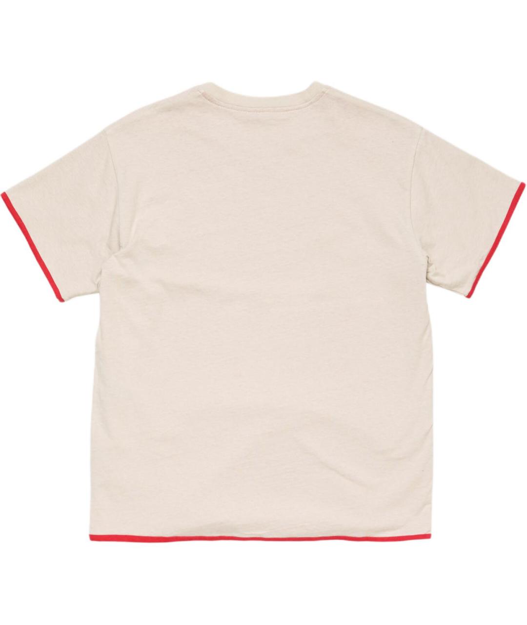 ACNE STUDIOS Розовая хлопковая футболка, фото 2