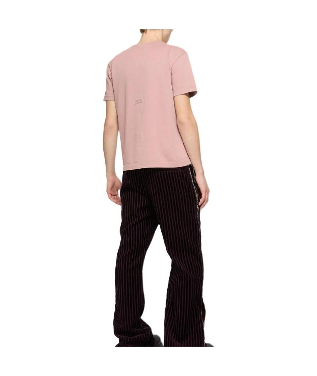 ACNE STUDIOS Розовая футболка, фото 3