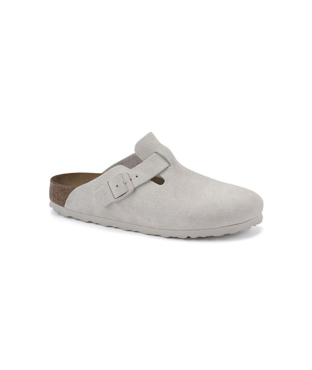 BIRKENSTOCK Серые замшевые сандалии, фото 2