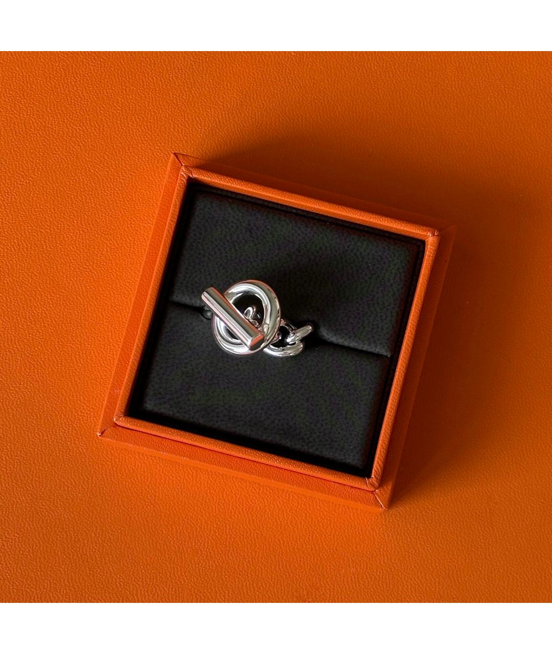HERMES Серебряное серебряное кольцо, фото 3