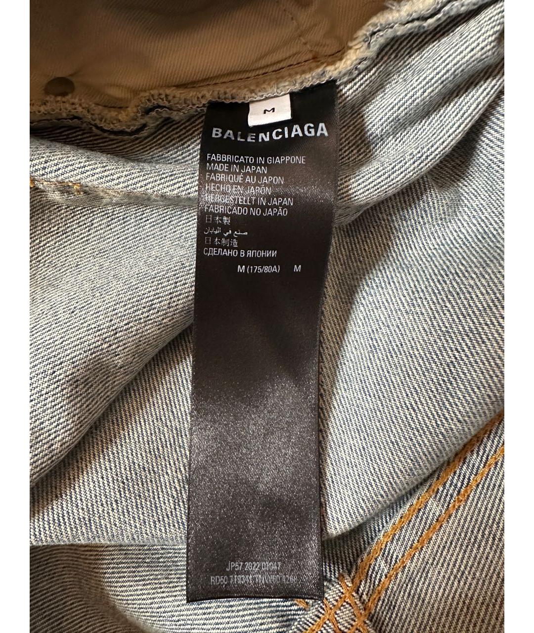 BALENCIAGA Синие джинсы, фото 6