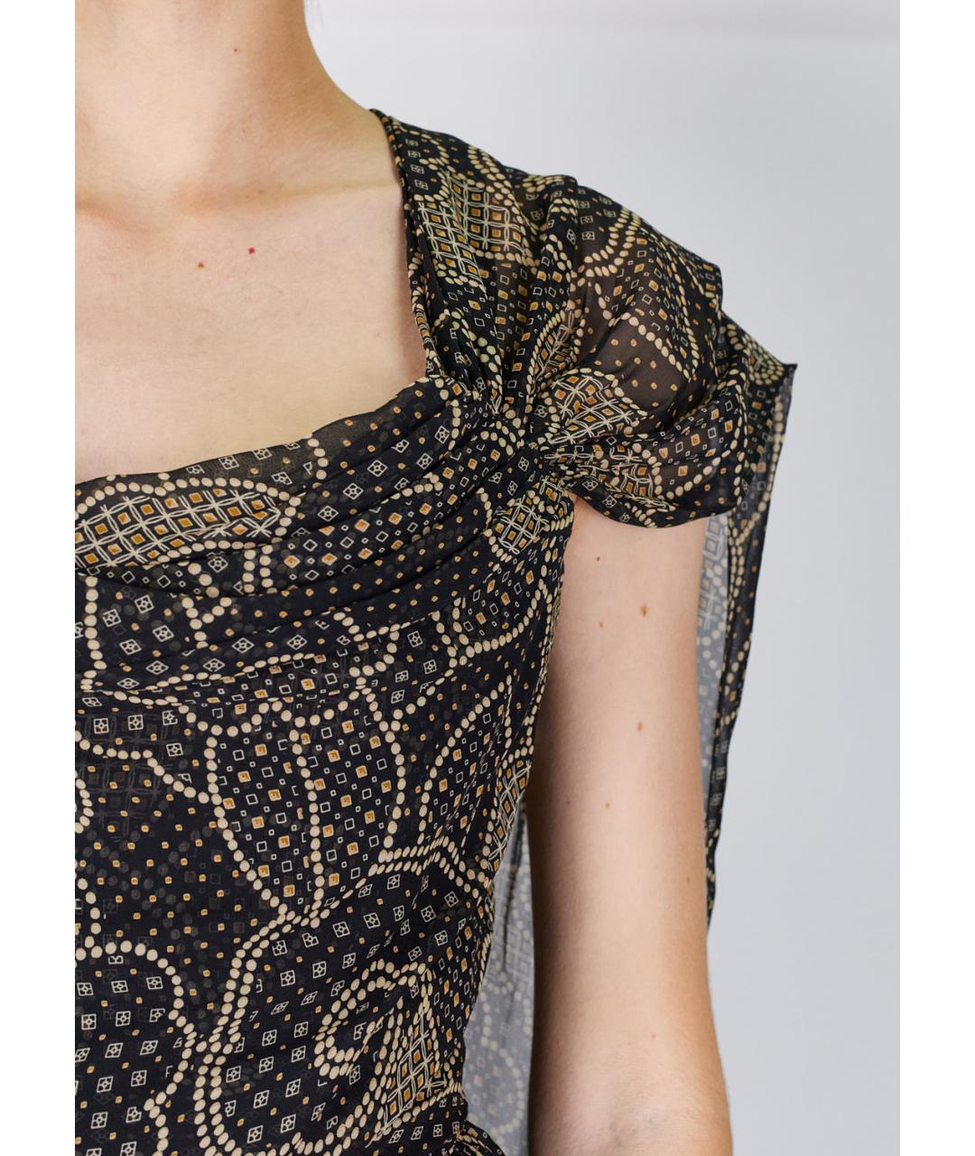 VIVIENNE WESTWOOD Мульти шелковое коктейльное платье, фото 3