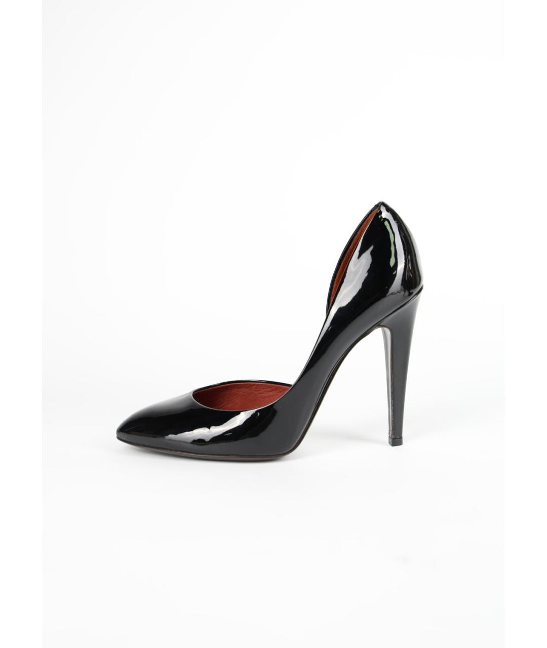 BOTTEGA VENETA Черные туфли из лакированной кожи, фото 10