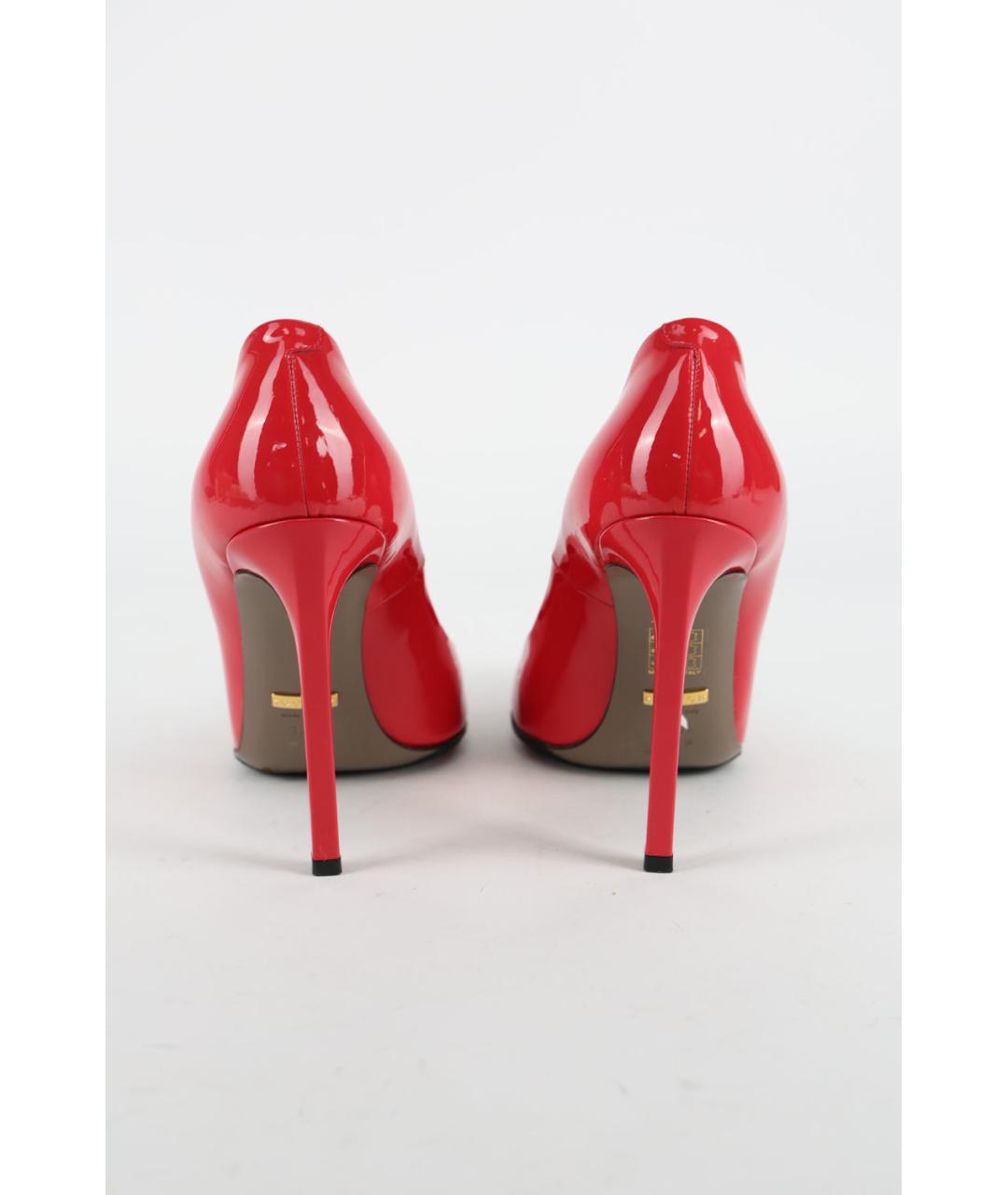 GUCCI Красные туфли из лакированной кожи, фото 4