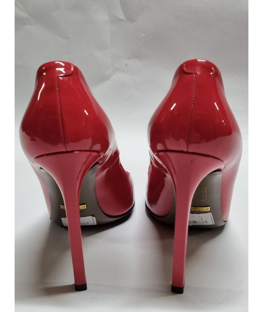 GUCCI Красные туфли из лакированной кожи, фото 8