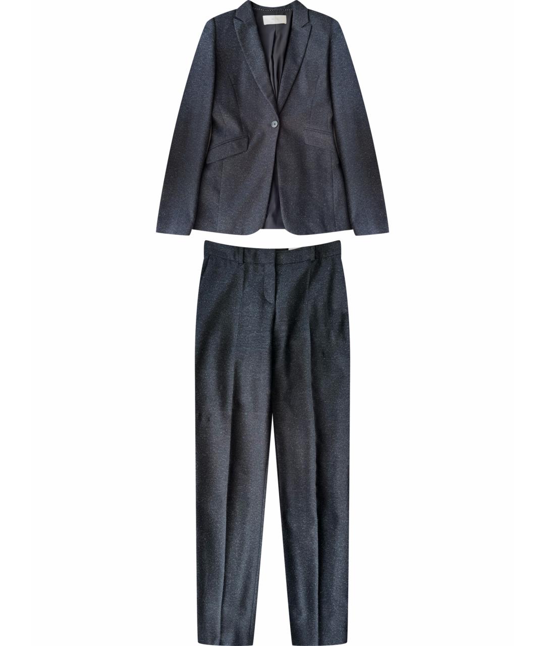 HUGO BOSS Синий шерстяной костюм с брюками, фото 10