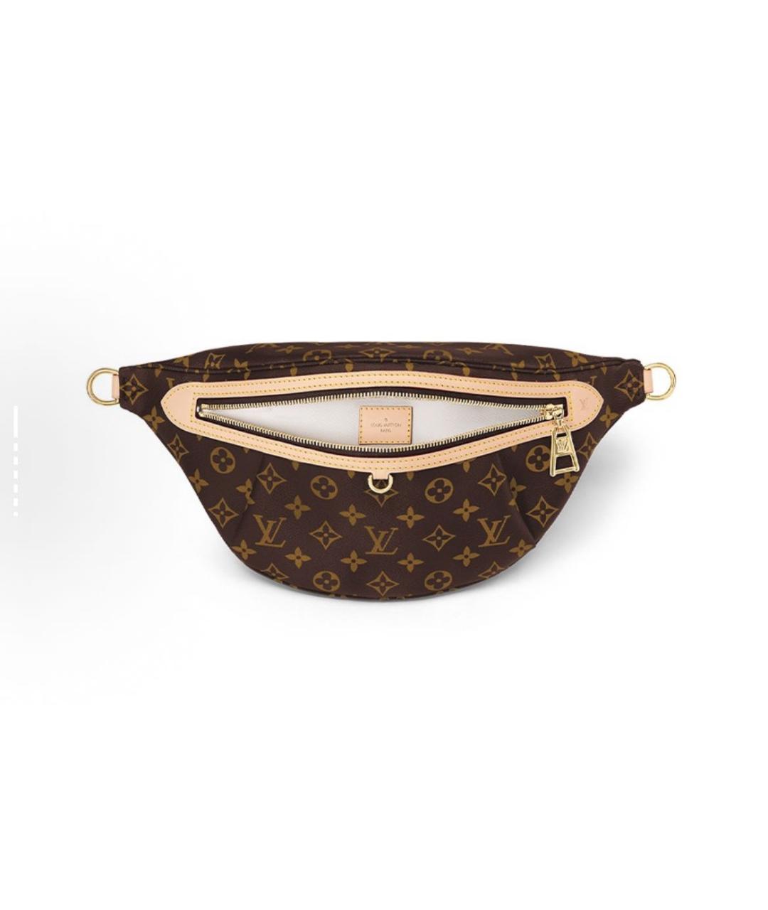 LOUIS VUITTON Коричневая поясная сумка, фото 4