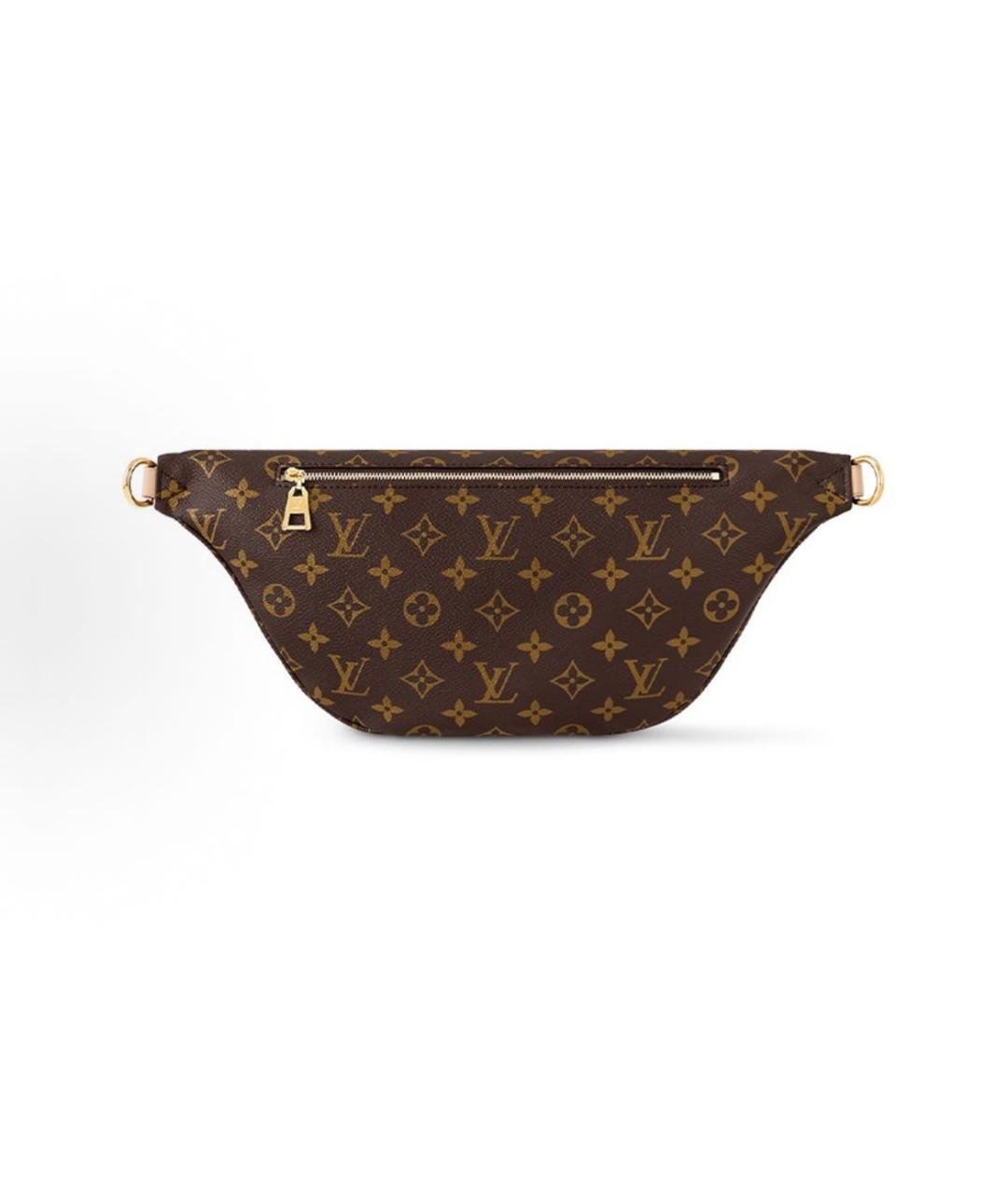 LOUIS VUITTON Коричневая поясная сумка, фото 3