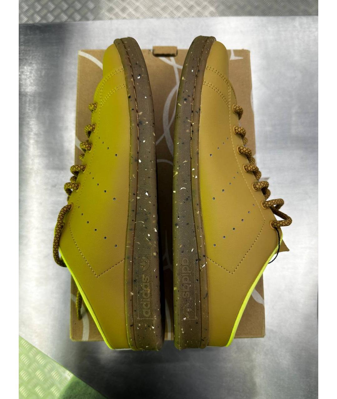 ADIDAS Коричневые низкие кроссовки / кеды из искусственной кожи, фото 6