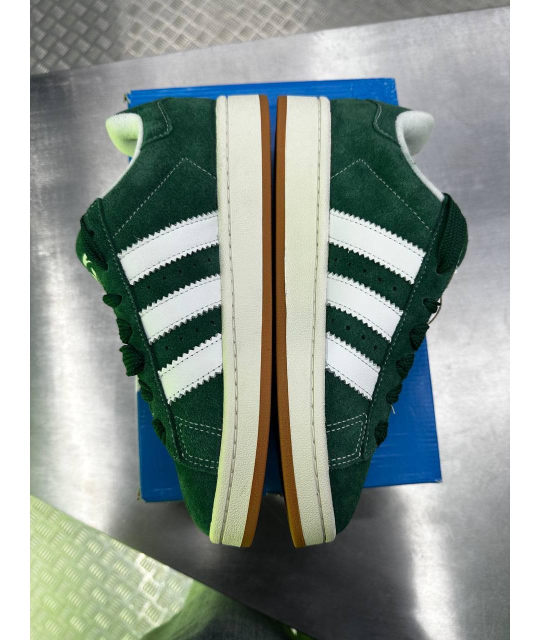 ADIDAS Зеленые замшевые кеды, фото 4