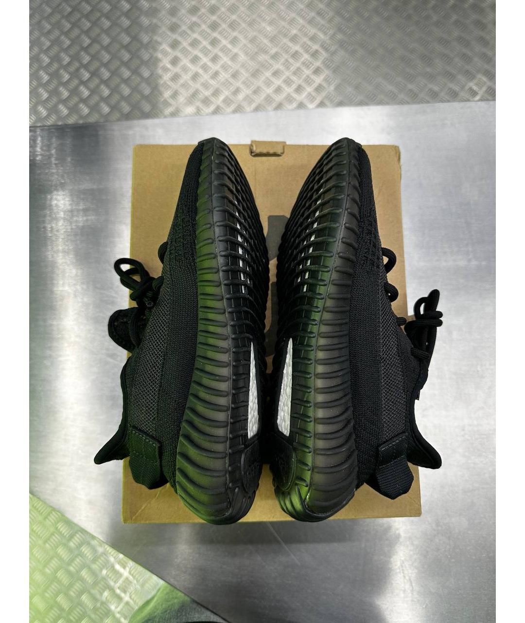 ADIDAS YEEZY Черные текстильные кроссовки, фото 4