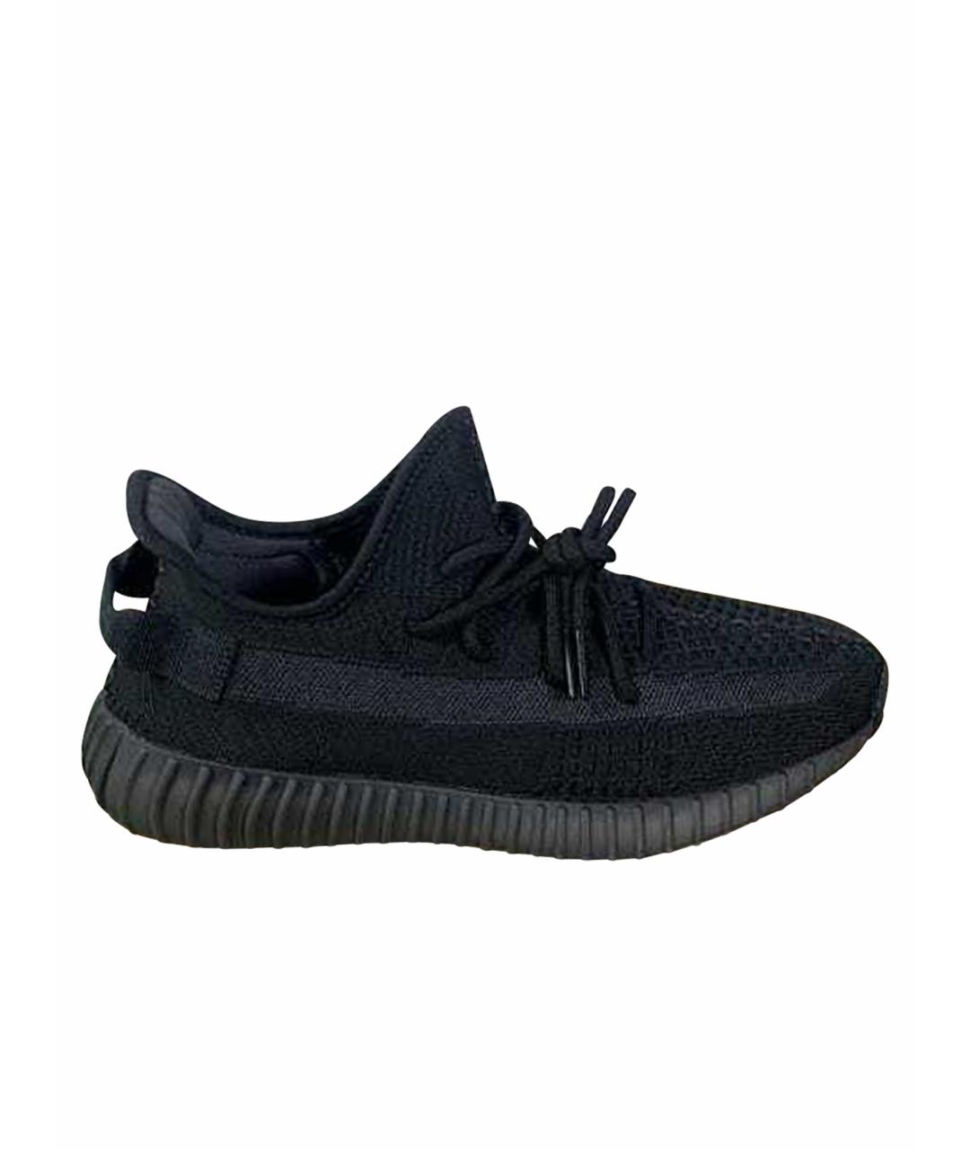 ADIDAS YEEZY Черные текстильные кроссовки, фото 1