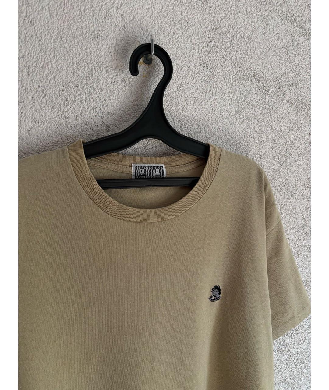 CAV EMPT Горчичная хлопковая футболка, фото 2