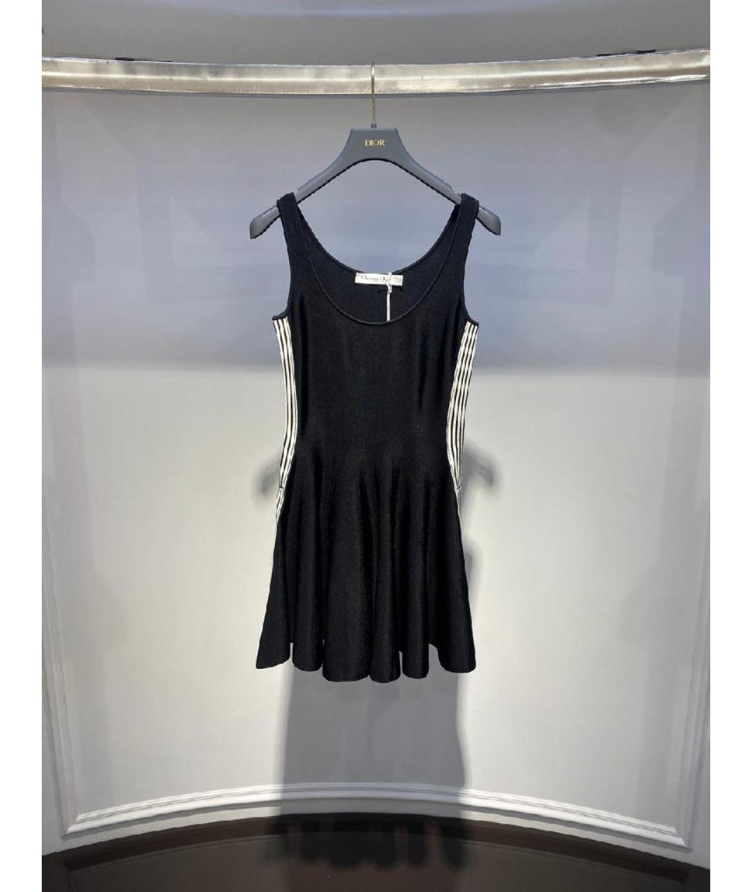 CHRISTIAN DIOR Черное повседневное платье, фото 3