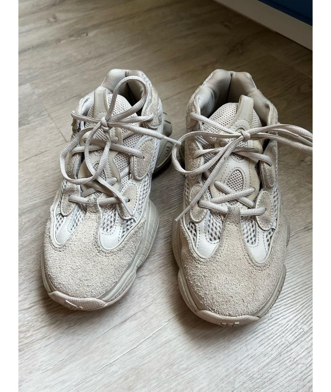 ADIDAS YEEZY Серые замшевые кроссовки, фото 2