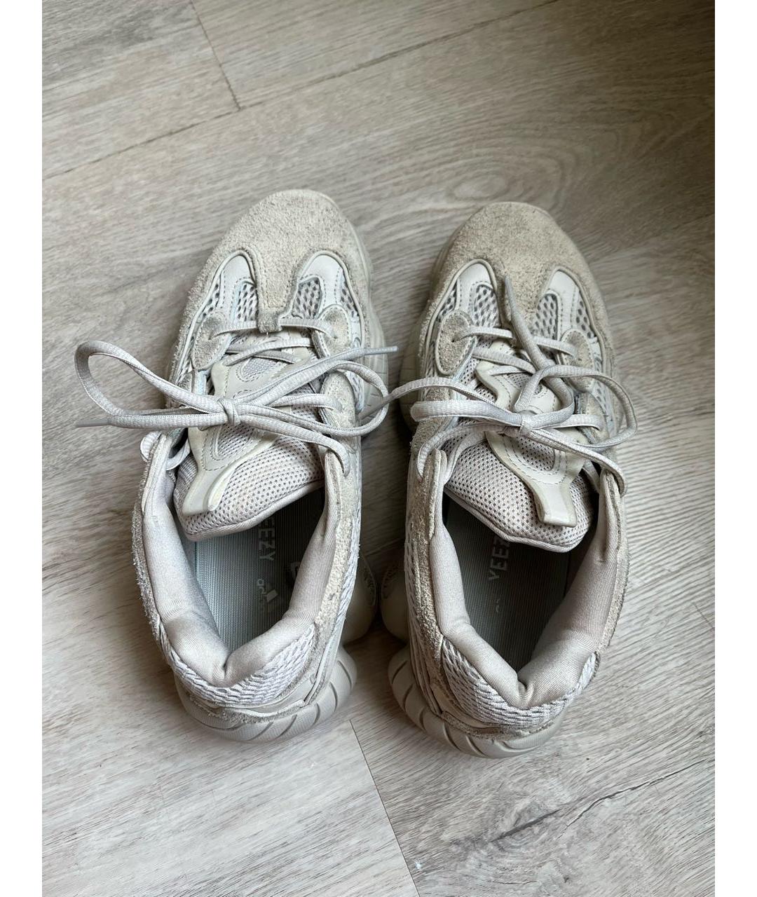 ADIDAS YEEZY Серые замшевые кроссовки, фото 3