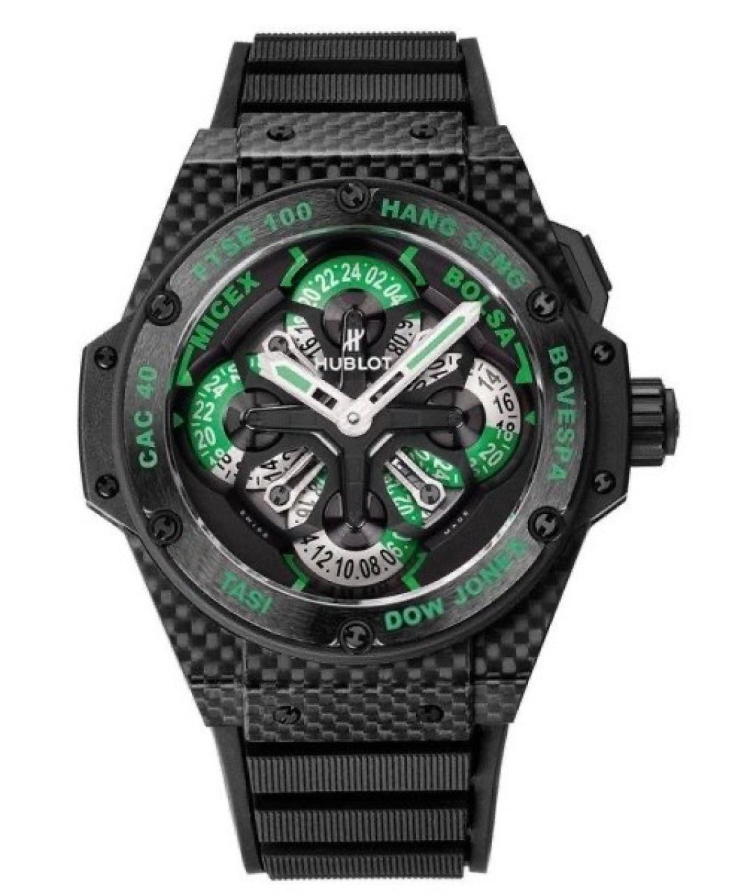 HUBLOT Черные карбоновые часы, фото 10