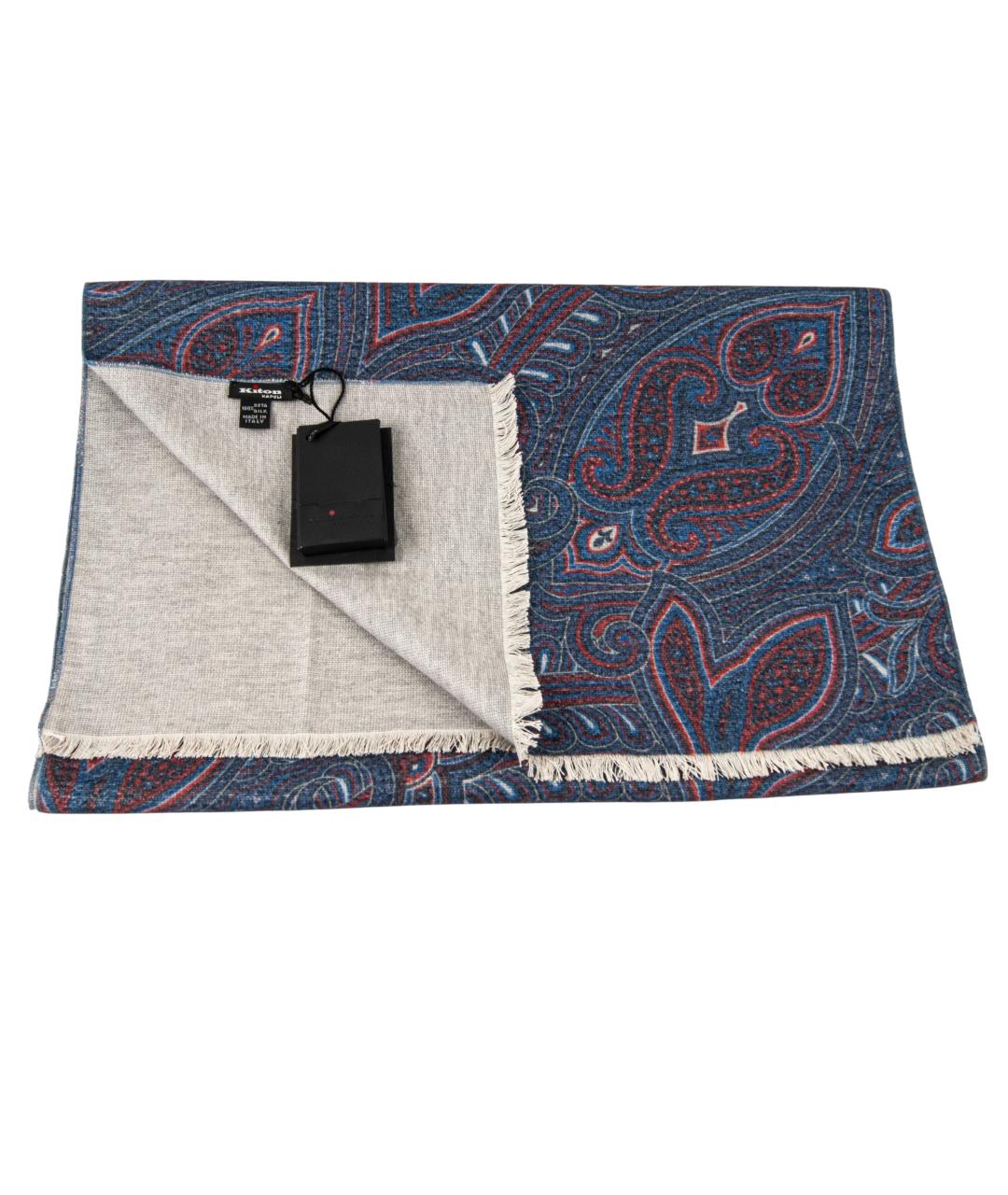 KITON Мульти шелковый шарф, фото 3