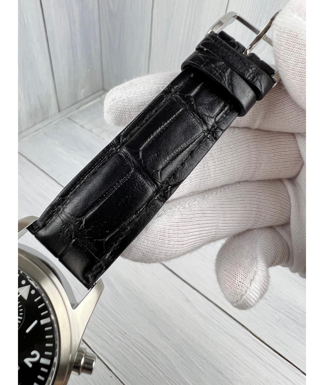 IWC Черные часы, фото 6