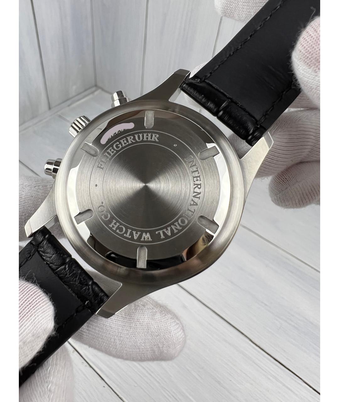IWC Черные часы, фото 9