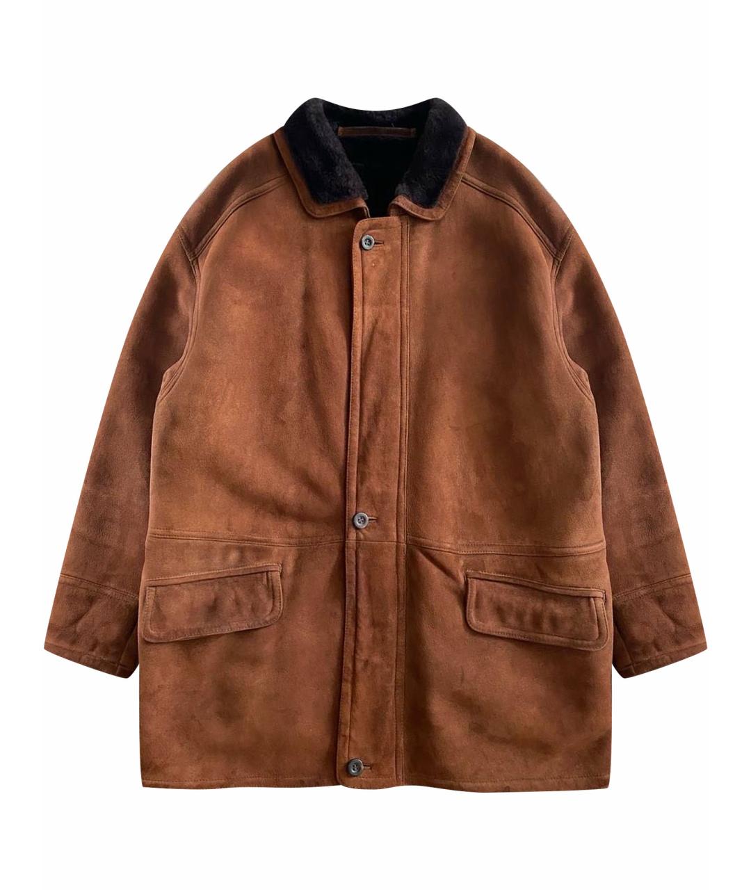 BURBERRY Коричневая замшевая дубленка/шуба, фото 1