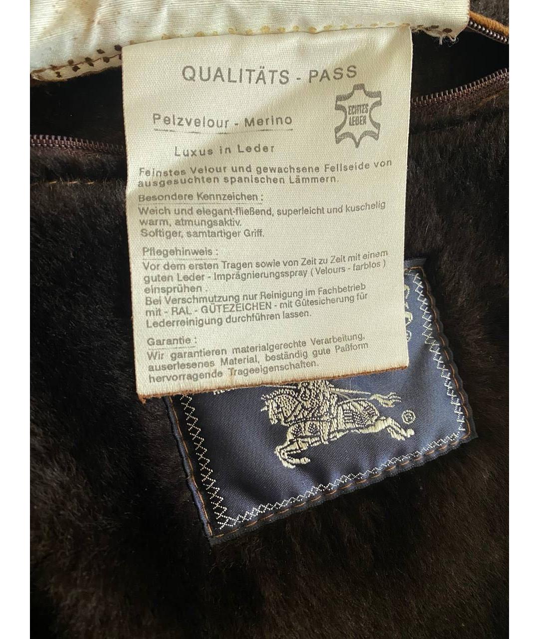 BURBERRY Коричневая замшевая дубленка/шуба, фото 6
