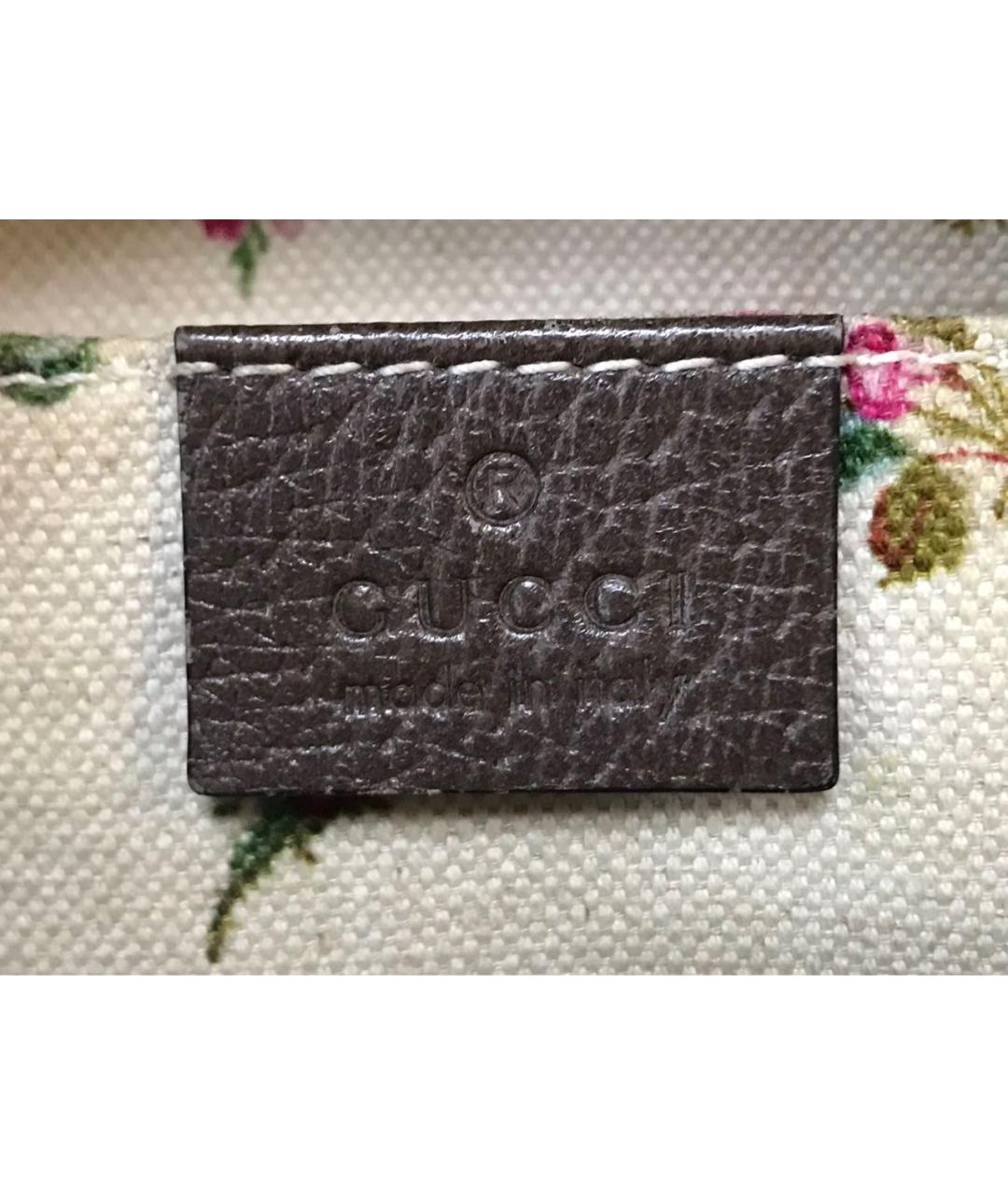 GUCCI Коричневая косметичка, фото 7