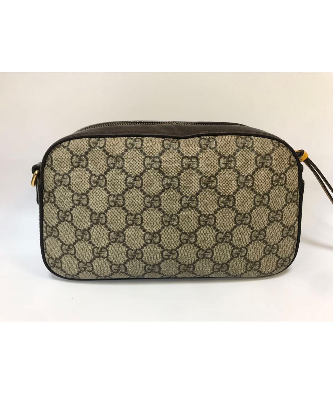 GUCCI Коричневая косметичка, фото 2