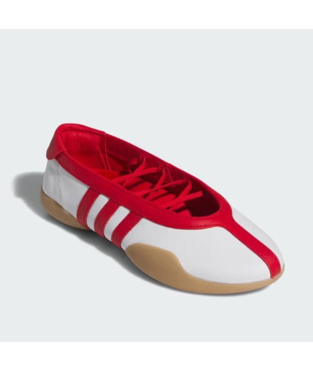 ADIDAS Красные кожаные кеды, фото 4