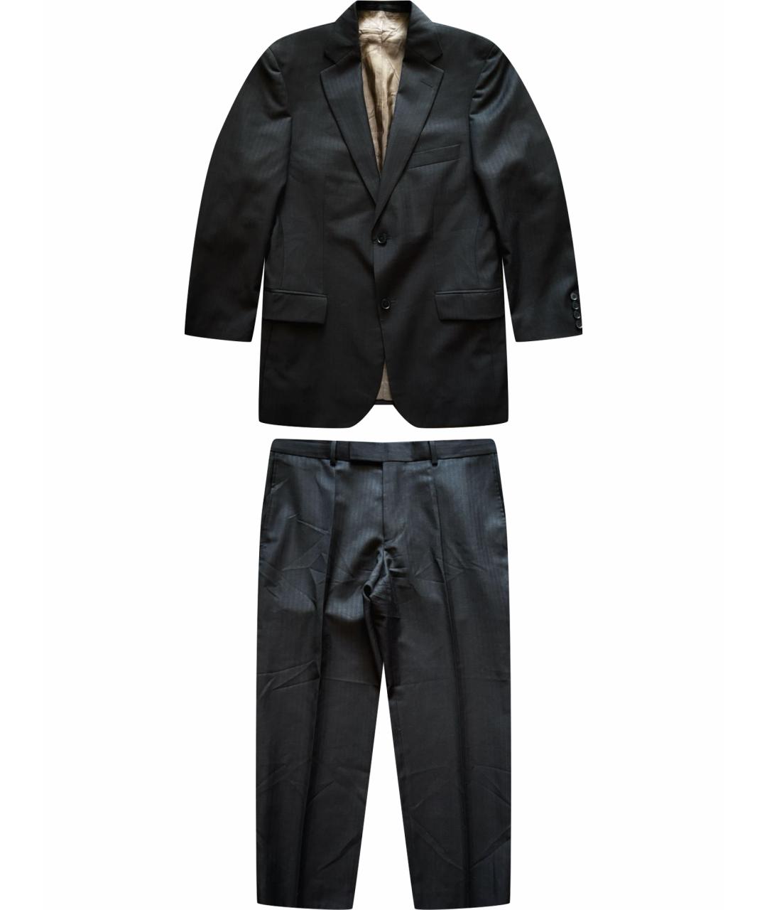 HUGO BOSS Черный классический костюм, фото 1